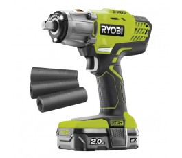 
                  RYOBI AKUMULATOROWY KLUCZ UDAROWY 18V 2AH + AKUMULATOR LI-ION I ŁADOWARKA 5133003574
